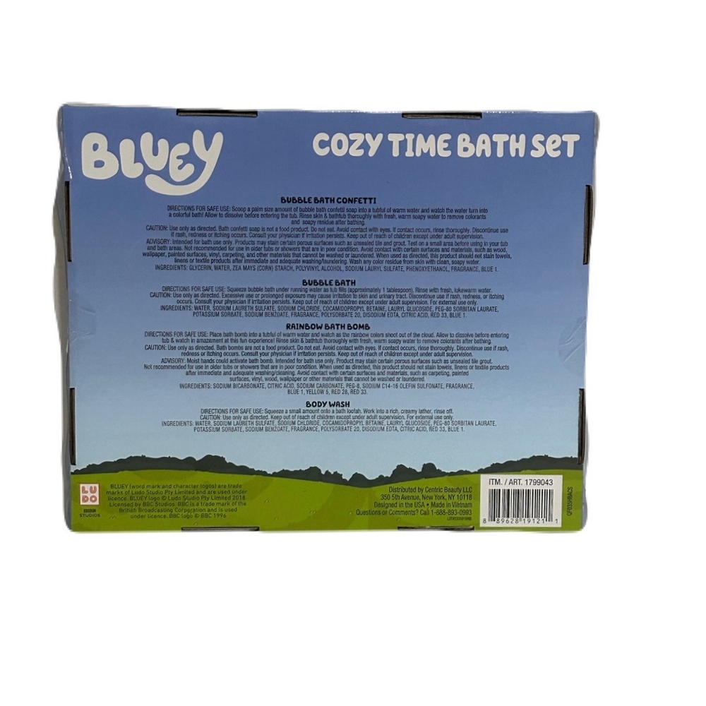 Bluey Cozy Time Bath Set - Picture 2 of 10